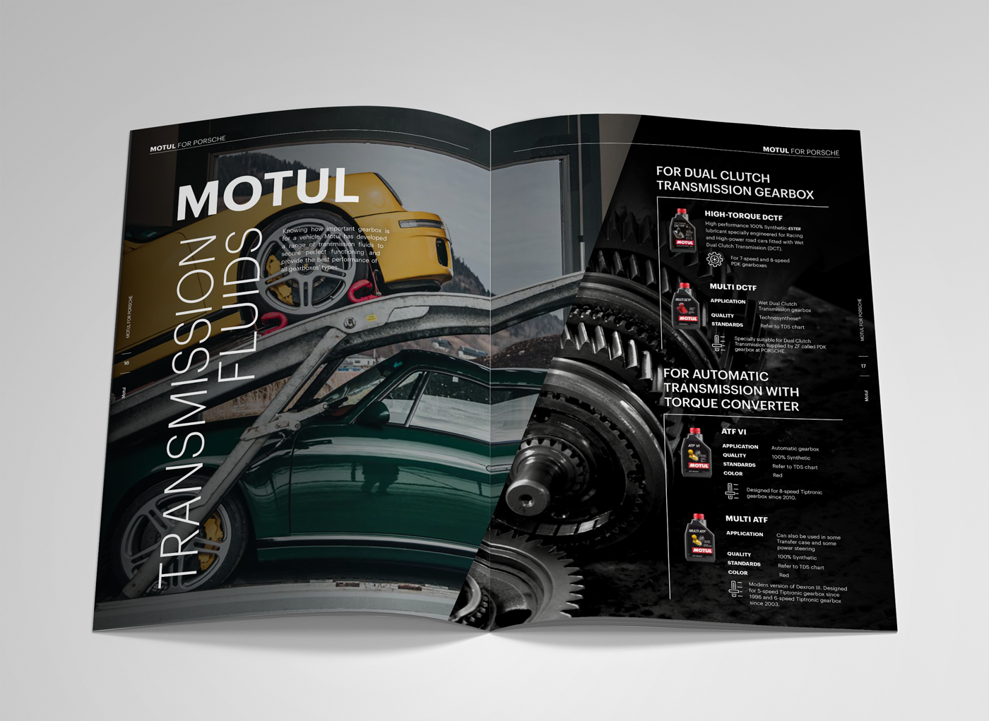 Motul Brochure Porsche spread 2