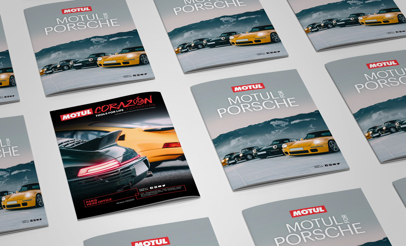 Motul Brochure Porsche cover serie